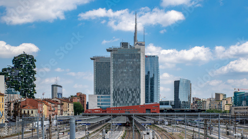 Photos Garibaldi train station in Milan, Italy