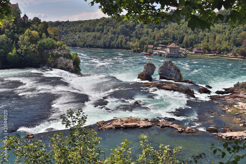 Rhine Falls - Largest waterfall in Switzerland and Europe