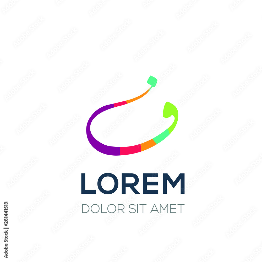 Obraz premium Creative Arabic Logo Calligraphy Letters,Vector illustration 