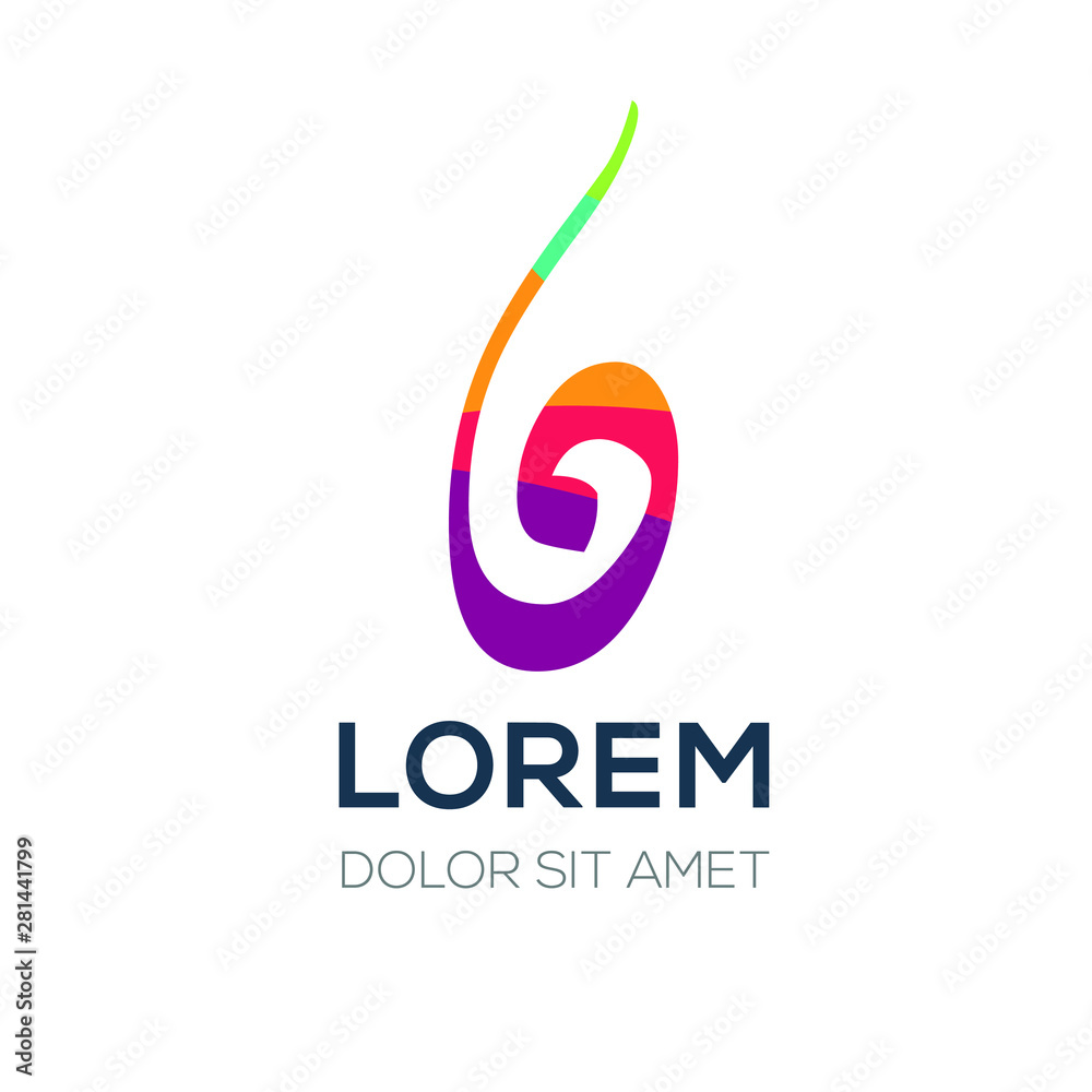 Fototapeta premium Creative Arabic Logo Calligraphy Letters,Vector illustration