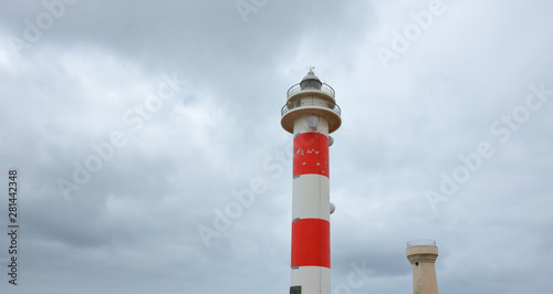 El Toston Lighthouse on the West Coast of Fuerteventura, Canary Islands