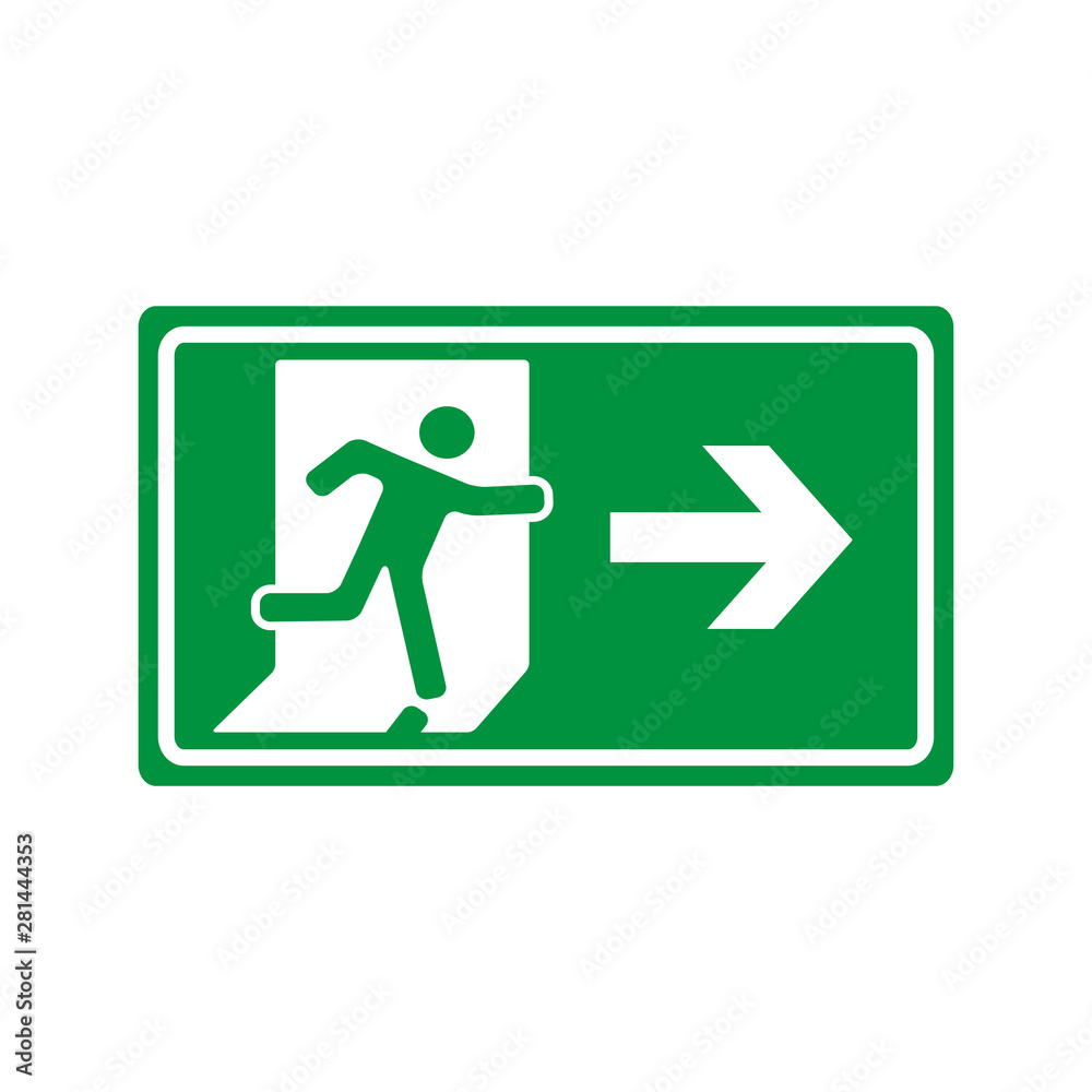 exit icon vector design template exit icon vector design template