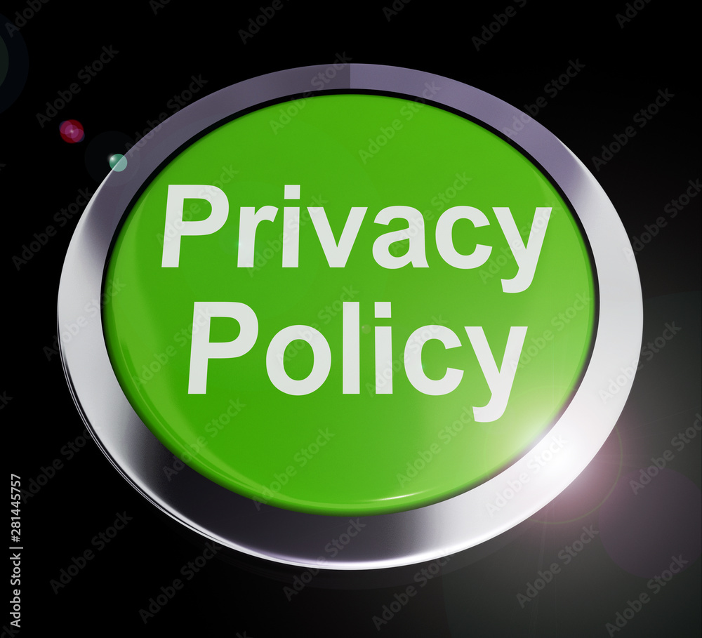 Privacy policy or statement of intent for data protection directive - 3d illustration Privacy policy or statement of intent for data protection directive - 3d illustration