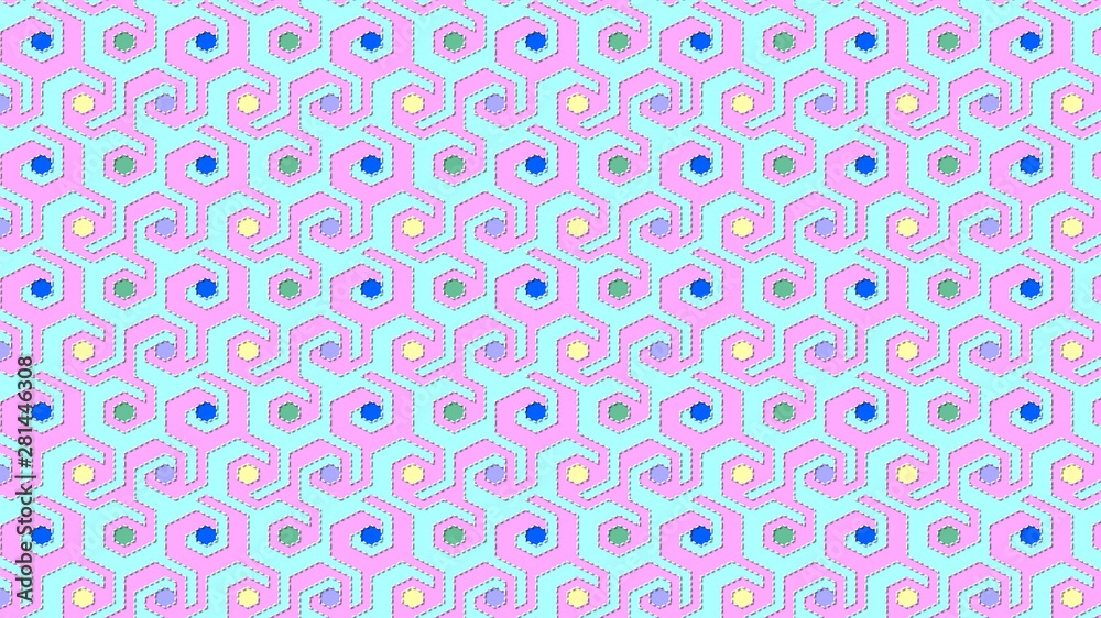 seamless pattern with circles seamless pattern with circles