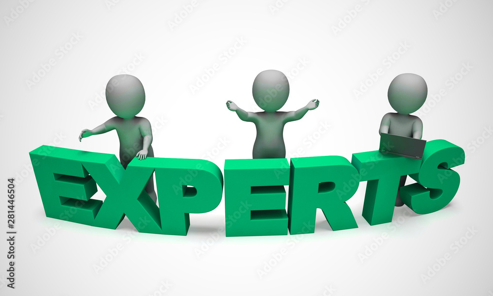 Expertise icon concept meaning mastery and knowledge - 3d illustration Expertise icon concept meaning mastery and knowledge - 3d illustration