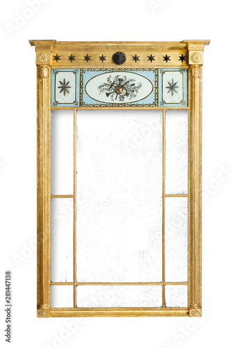 ornate gilded pier mirror photo