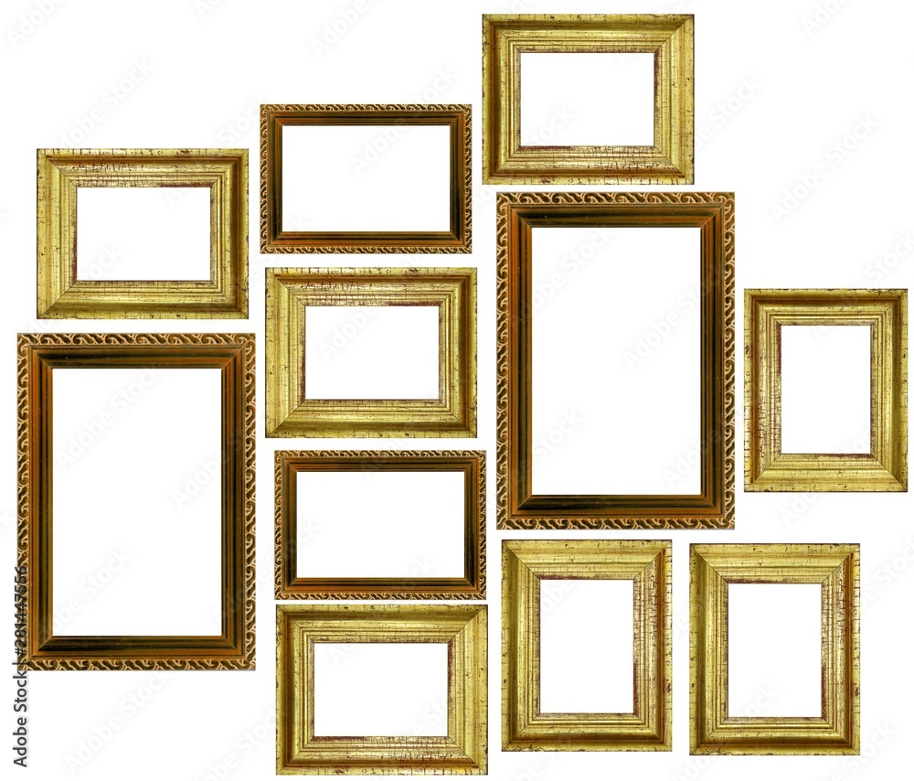 Goldrahmen-Wand Goldrahmen-Wand