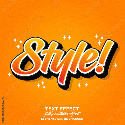 Modern graffiti text style for youtj sticker