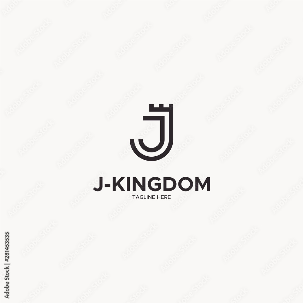 LETTER J KINGDOM LOGO DESIGN LETTER J KINGDOM LOGO DESIGN