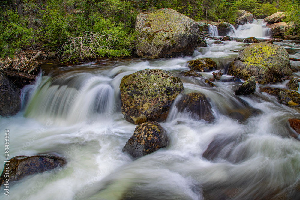 Rushing Colorado Mountain Stream