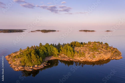 Islands of the Baltic Sea. Bird's-eye view