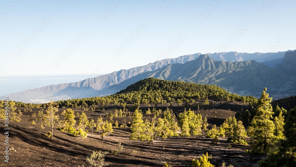 Naklejka premium Paysage de l'Île de La Palma aux Canaries, Espagne