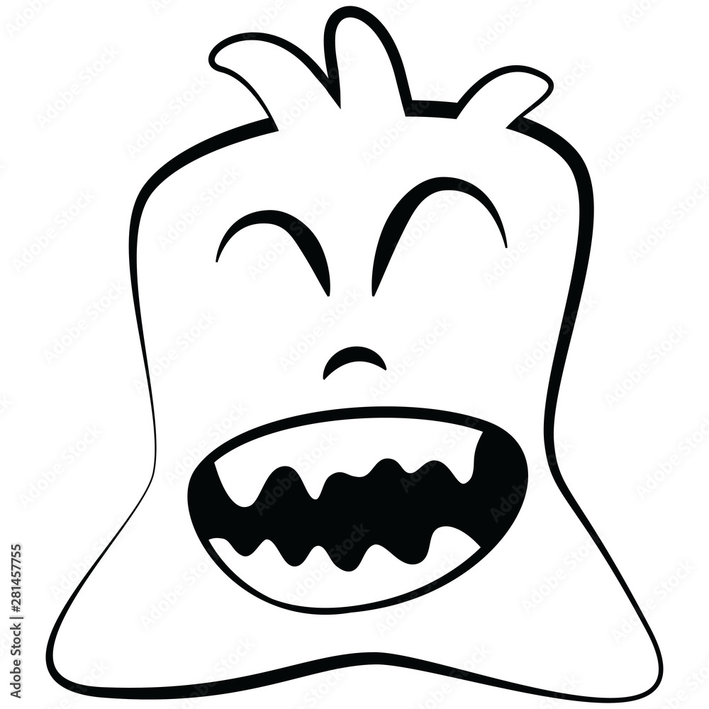 Cartoon faces expressions vector set Cartoon faces expressions vector set