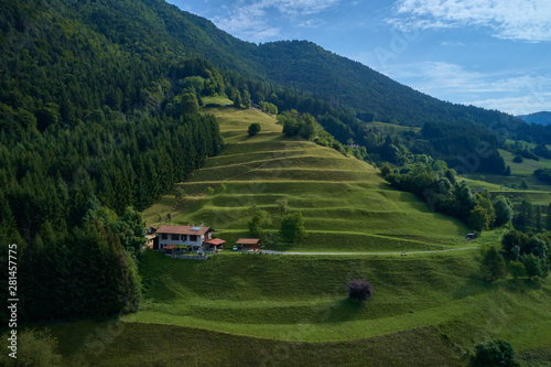 Canvas Print Aerial photography