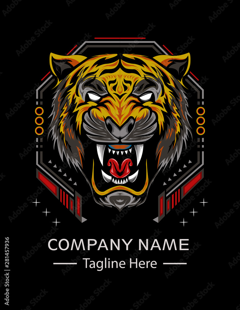 Update more than 124 black tiger logo latest