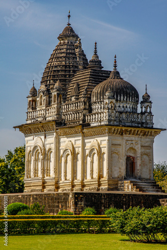 Hindu temple at Khajuraho world heritage site in India