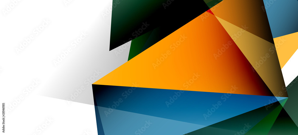 Triangle geometric background in trendy style on light background. Retro vector illustration. Colorful bright. Trendy modern style. Vector business illustration. Triangle geometric background in trendy style on light background. Retro vector illustration. Colorful bright. Trendy modern style. Vector business illustration.