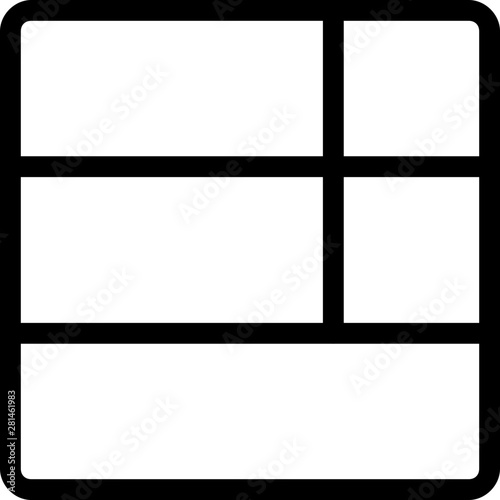 Wallpaper Mural Bottom grid layout multiple section tile bar Torontodigital.ca
