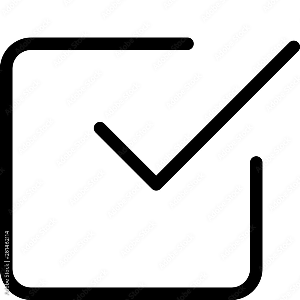 Approved tick mark button to choose correct Approved tick mark button to choose correct