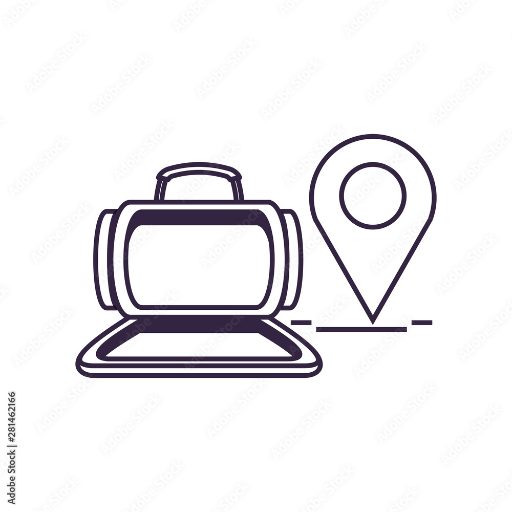 travel suitcase equipment with pin location travel suitcase equipment with pin location