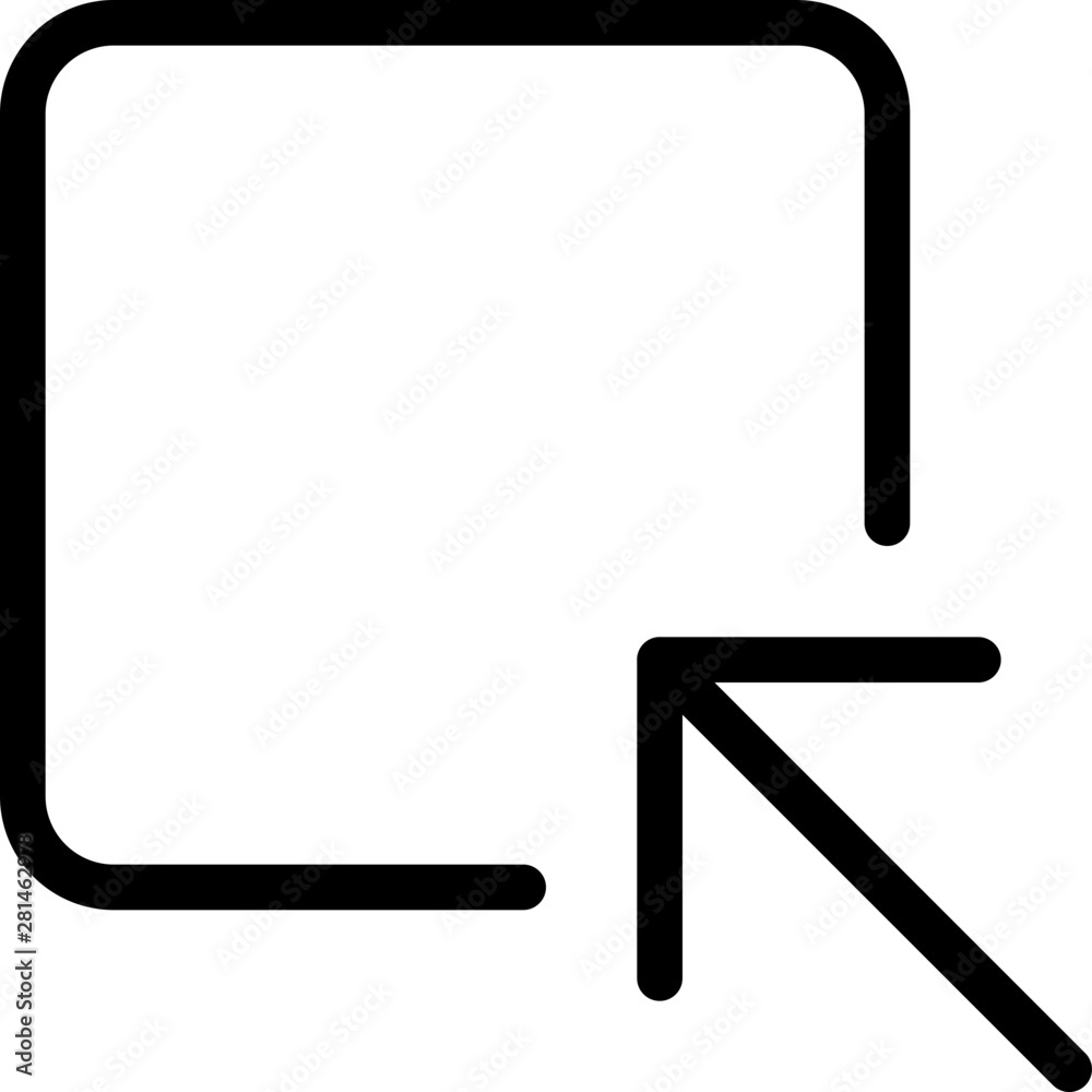 minimize window arrow for an active application minimize window arrow for an active application