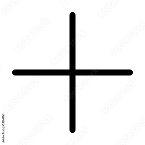 Addition plus symbol to add new objects