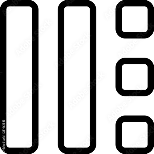 Right double vertical columb with thumbnails grids
