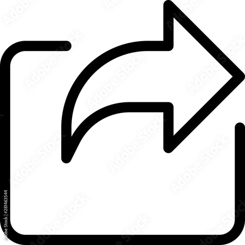 Share and forward action on web email browser