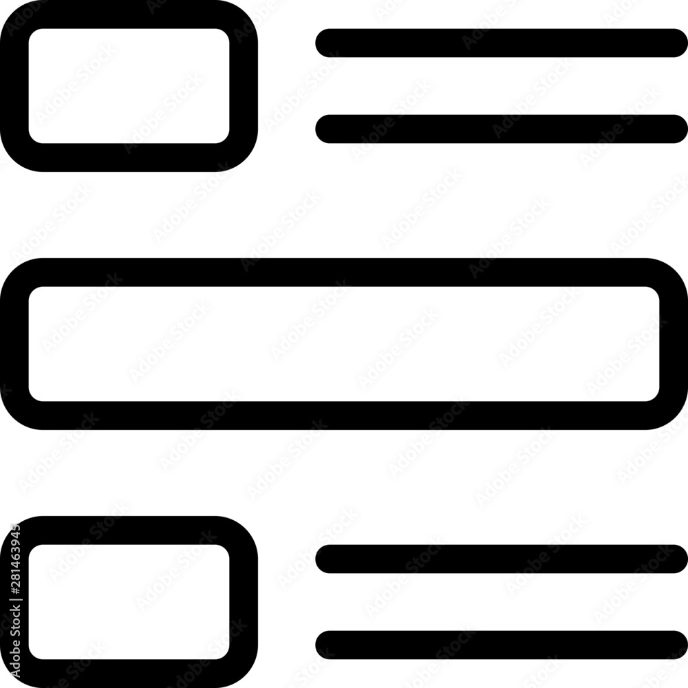 List of digital component drawing with dimension reference
