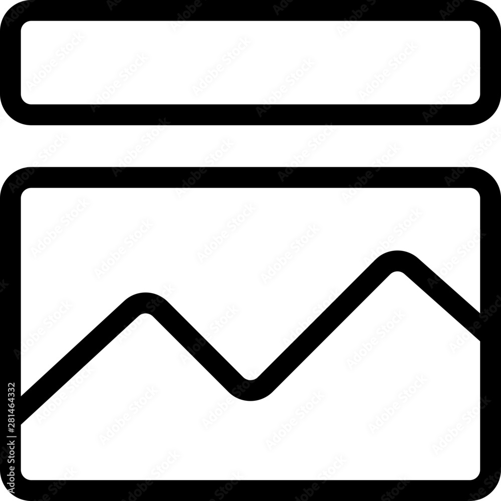 Page with header and an image layout Page with header and an image layout