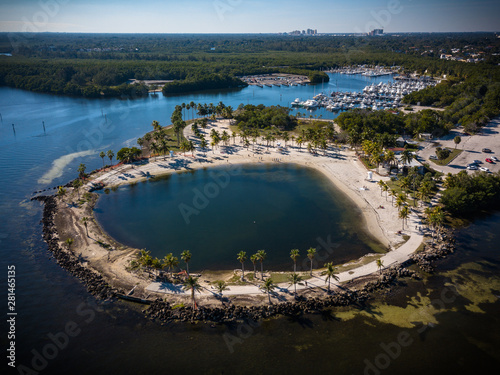 Matheson Hammock Park Miami Florida Aerial