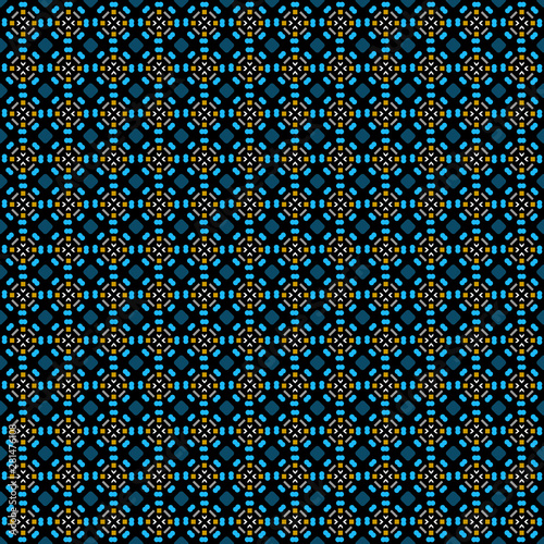 Geometric shapes seamless pattern