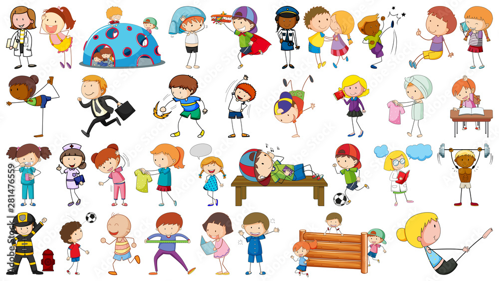 Group of simple characters Group of simple characters