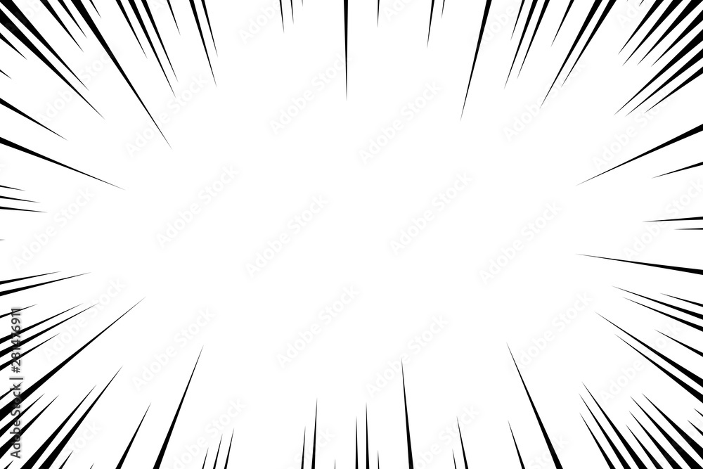 Comic book radial lines background. Manga speed frame. Explosion vector illustration. Star burst or sun rays abstract backdrop Comic book radial lines background. Manga speed frame. Explosion vector illustration. Star burst or sun rays abstract backdrop