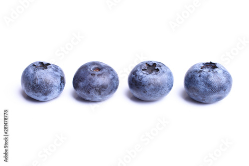 Fresh natural blueberries