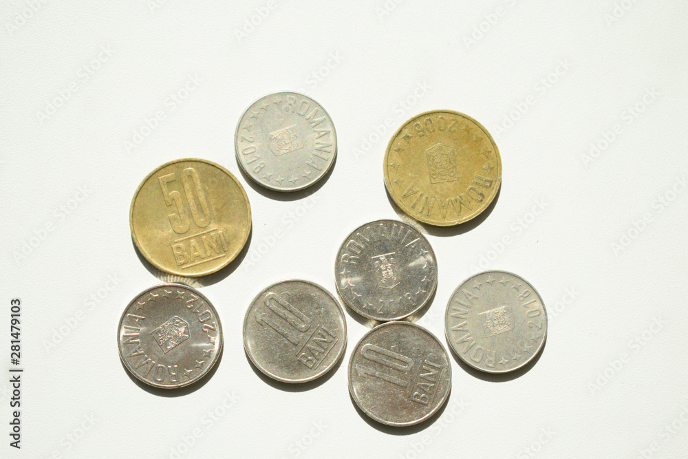 Coins of Romanian currency Coins of Romanian currency