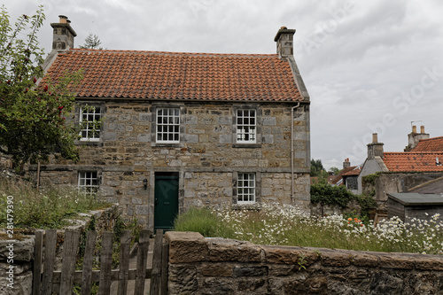 Small old house in Culross, Scotland, UK