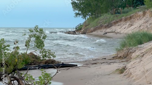 Beach Erosion Great Lakes Slow Motion