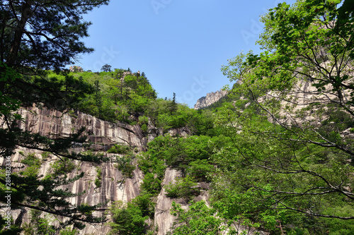 North Korea. Diamond mountains. Mt. Kumgang photo