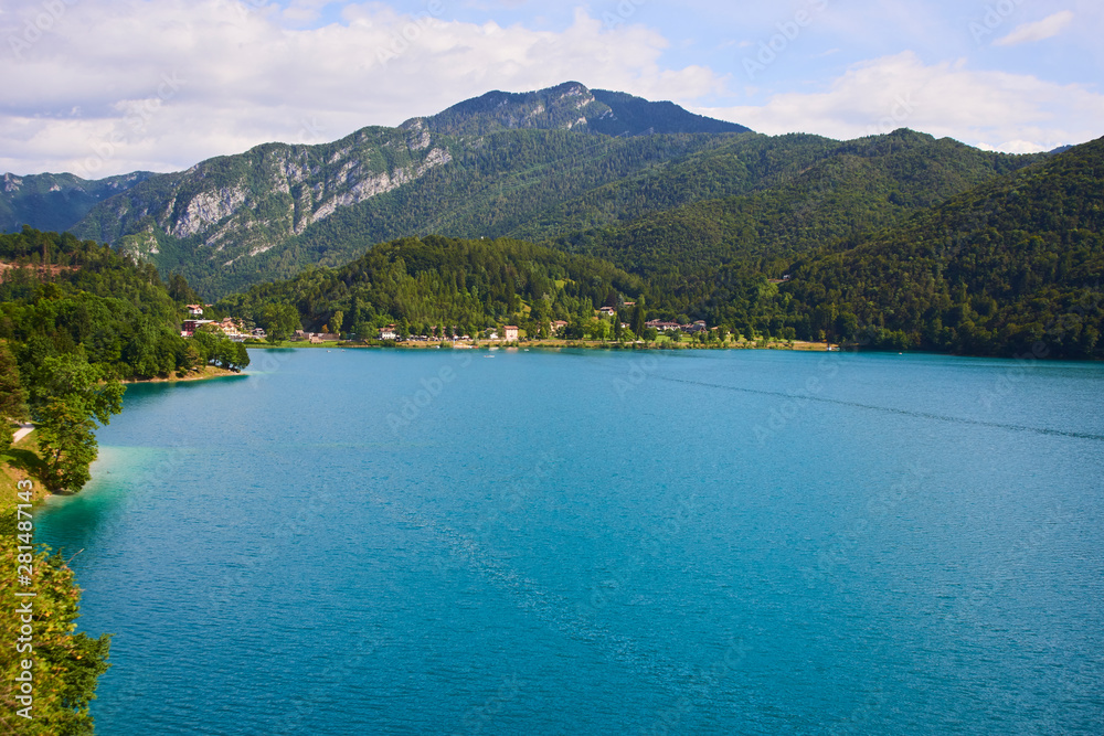 Mountain Lake Lago di Ledro, Italy Mountain Lake Lago di Ledro, Italy