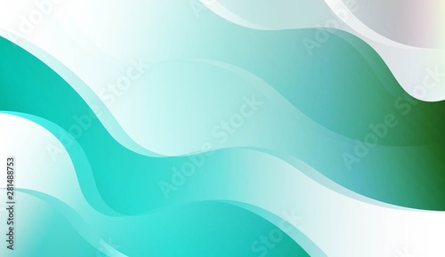 Futuristic Color Design Geometric Wave Shape. For Template Cell Phone Backgrounds. Vector Illustration