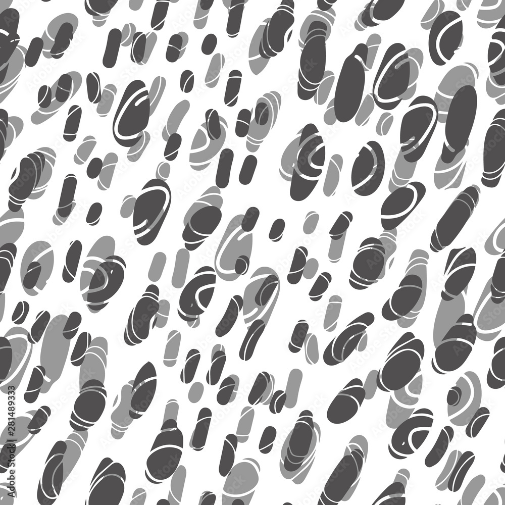 Seamless Pattern of Geometric Elements. Seamless Pattern of Geometric Elements.