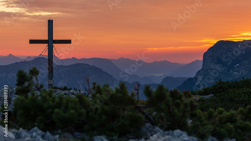 sunset in austria / trisslwand
