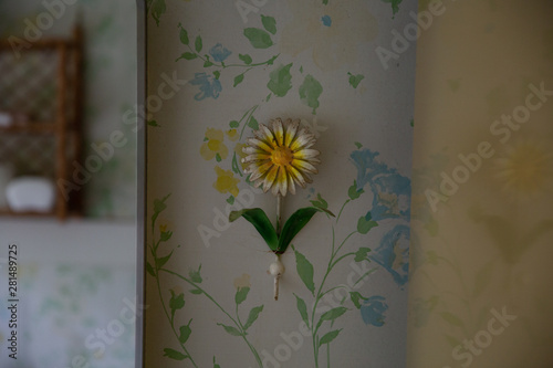 Vintage flower hook photo