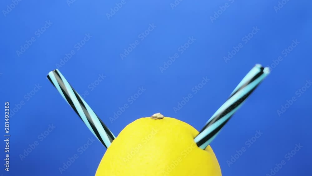 Feeling Thirsty? Fresh Yourself Up From Freshest Juice Inside This Ripe Lemon (Pop Art Loop Rotation) Feeling Thirsty? Fresh Yourself Up From Freshest Juice Inside This Ripe Lemon (Pop Art Loop Rotation)