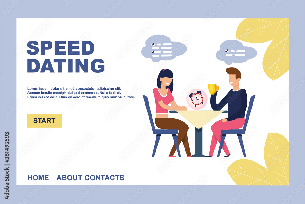 Landing Page Inviting on Effective Speed Dating