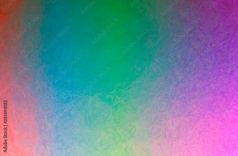 Abstract illustration of blue, red, yellow and green Impasto background Abstract illustration of blue, red, yellow and green Impasto background