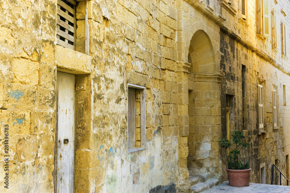 Fototapeta premium Old Building in Senglea, Malta