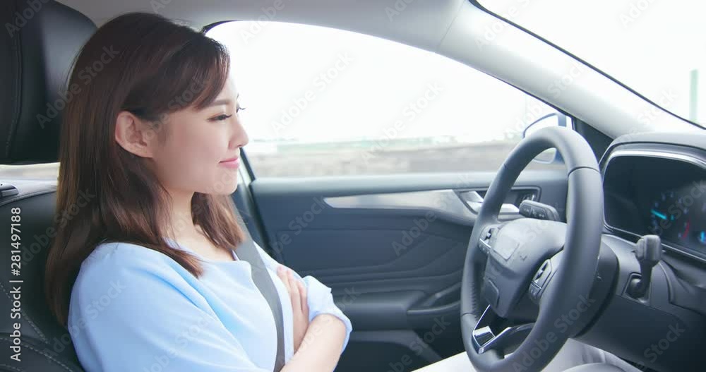 Smart self driving car concept Smart self driving car concept