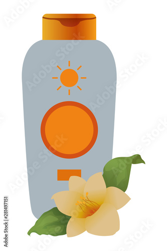 Sun bronzer bottle cosmetic product